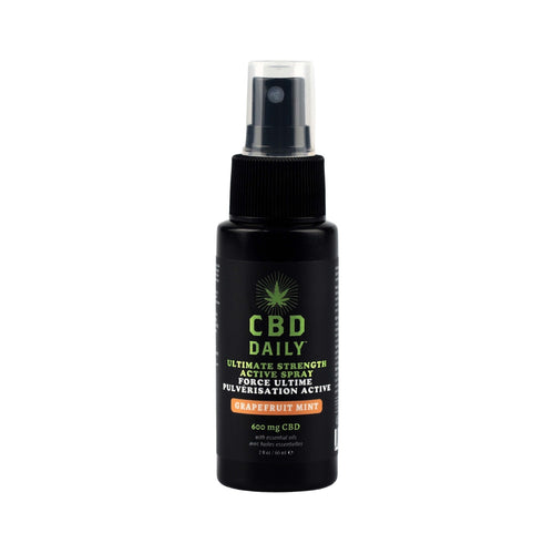 CBD Daily Ultimate Strength Active Spray Grapefruit Mint 600mg image 1