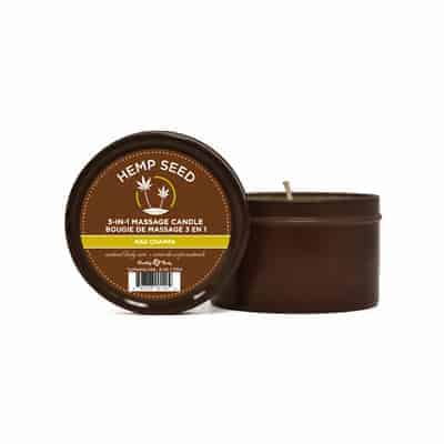 Hemp Seed 3-in-1 Nag Champa Massage Candle image 1