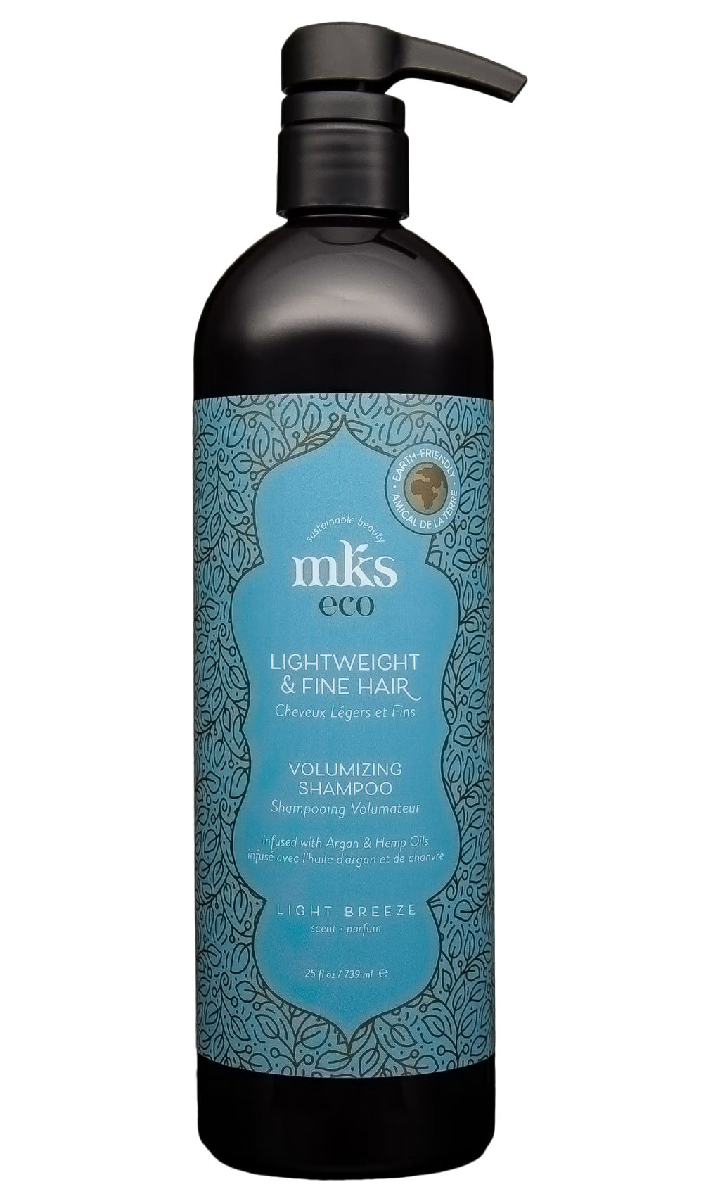 MKS Eco Nourish Fine Hair Shampoo Light Breeze Scent 25 fl oz / 739 ml (Pro Size) image 0