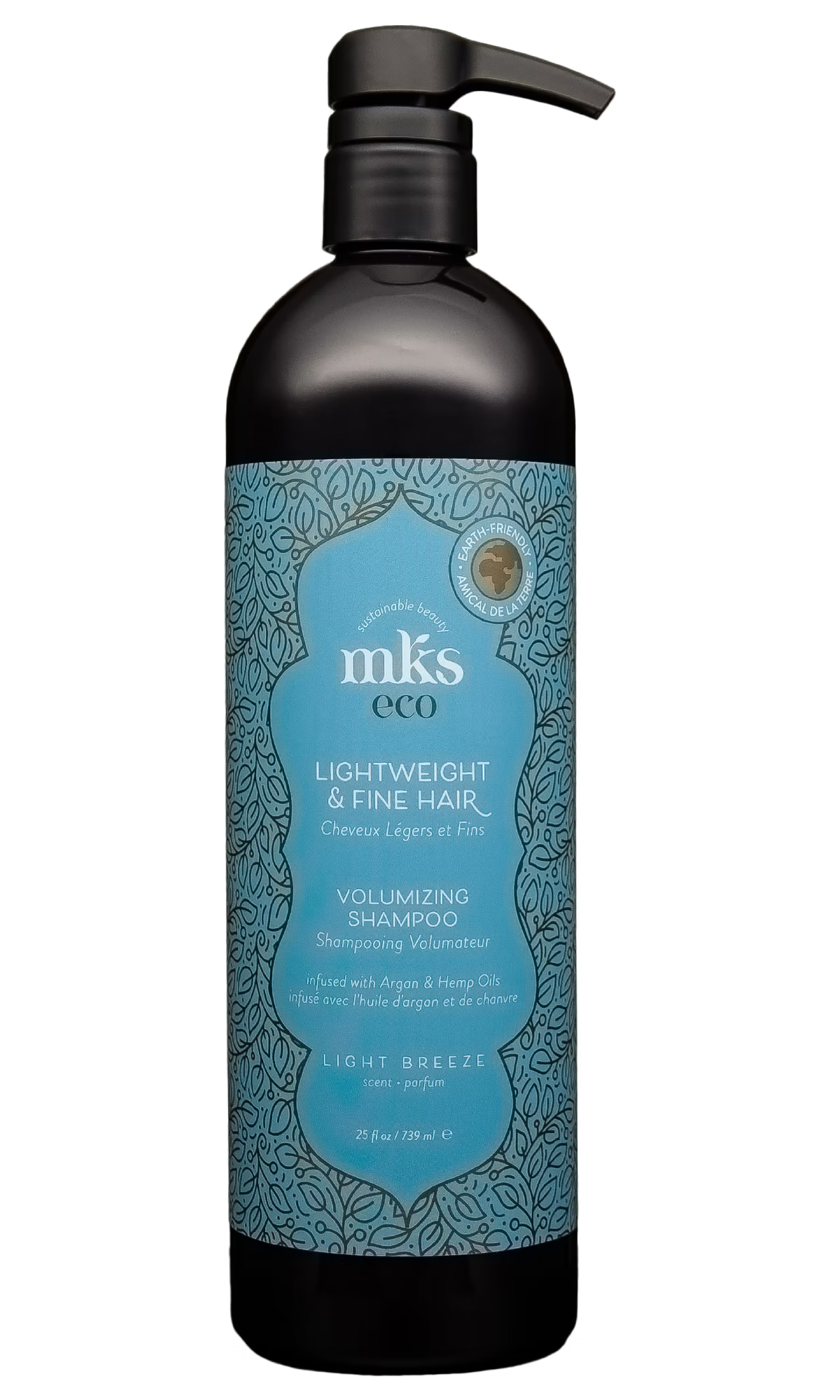 MKS Eco Nourish Fine Hair Shampoo Light Breeze Scent 25 fl oz / 739 ml (Pro Size) image 0