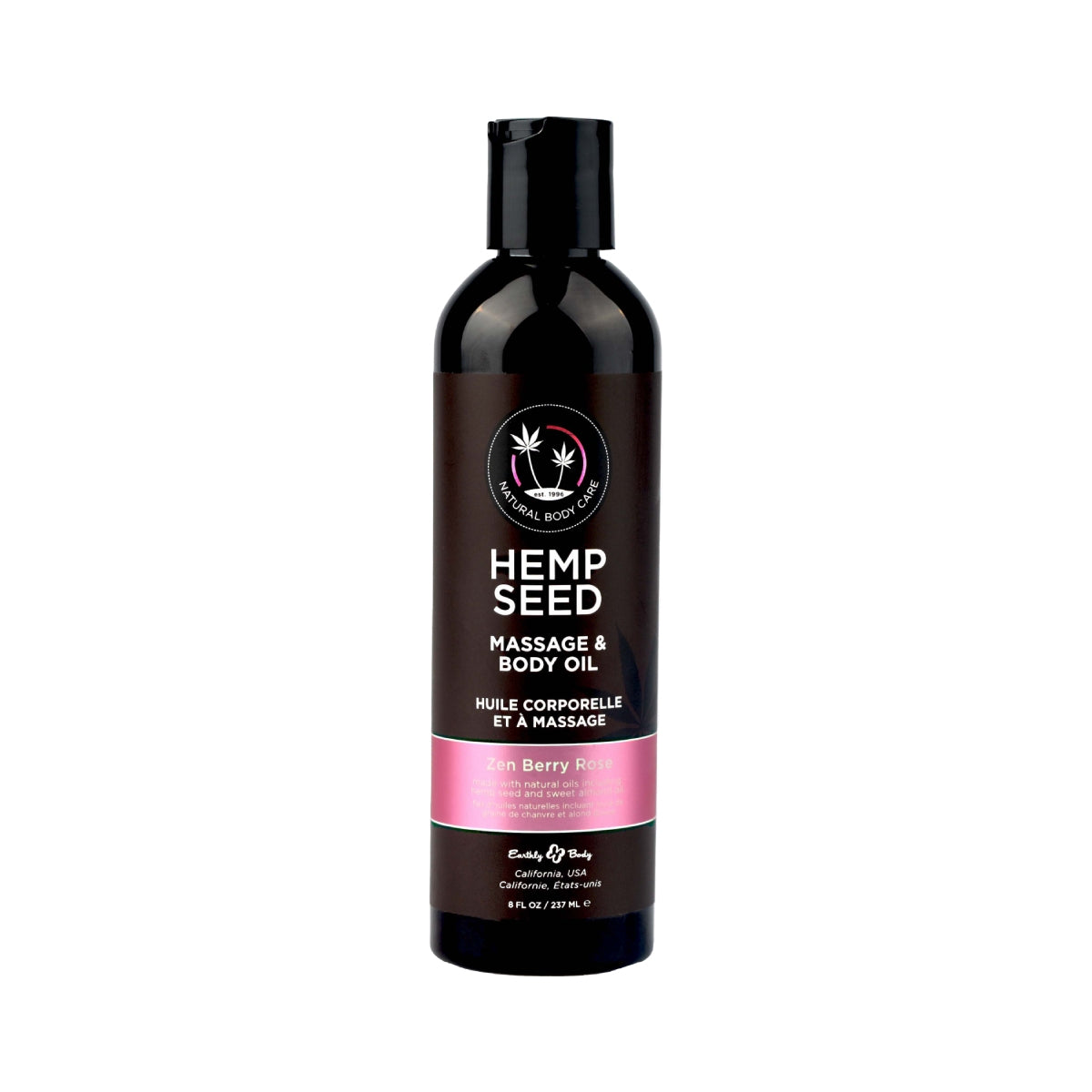 Hemp Seed Massage Oil (Zen Berry Rose Scent) image 1