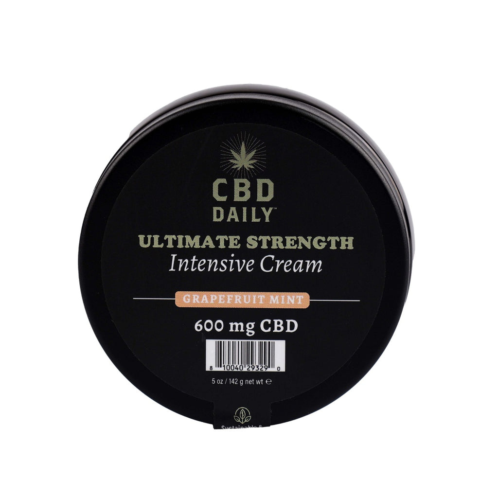 CBD Daily Ultimate Strength Intensive Cream (Grapefruit Mint, 600mg, 5 oz.) image 0