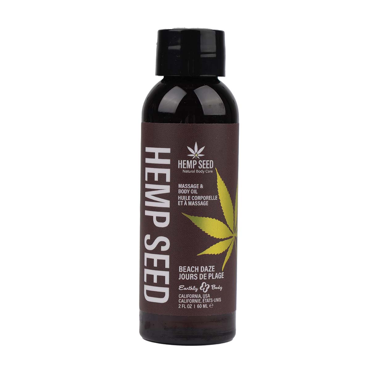 Hemp Seed Massage Oil Beach Daze Scent - 2 oz image