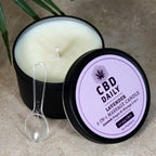 CBD Daily Lavender Massage Candle 60mg image 0