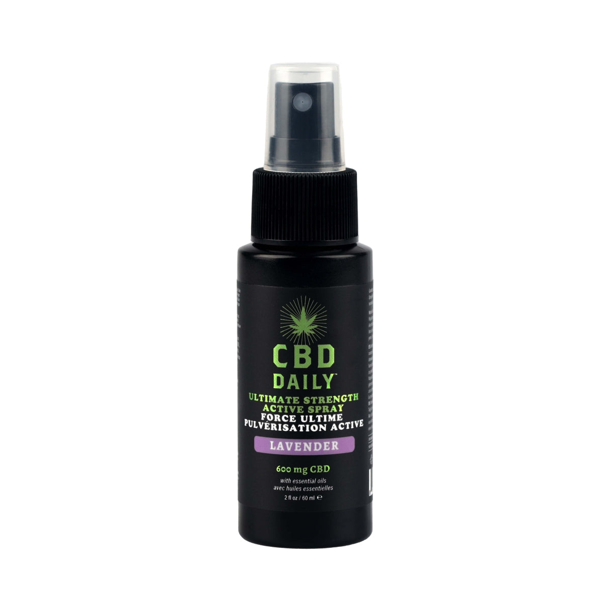 CBD Daily Ultimate Strength Active Spray Lavender 600mg image 0