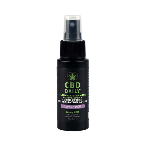 CBD Daily Ultimate Strength Active Spray Lavender 600mg image 0
