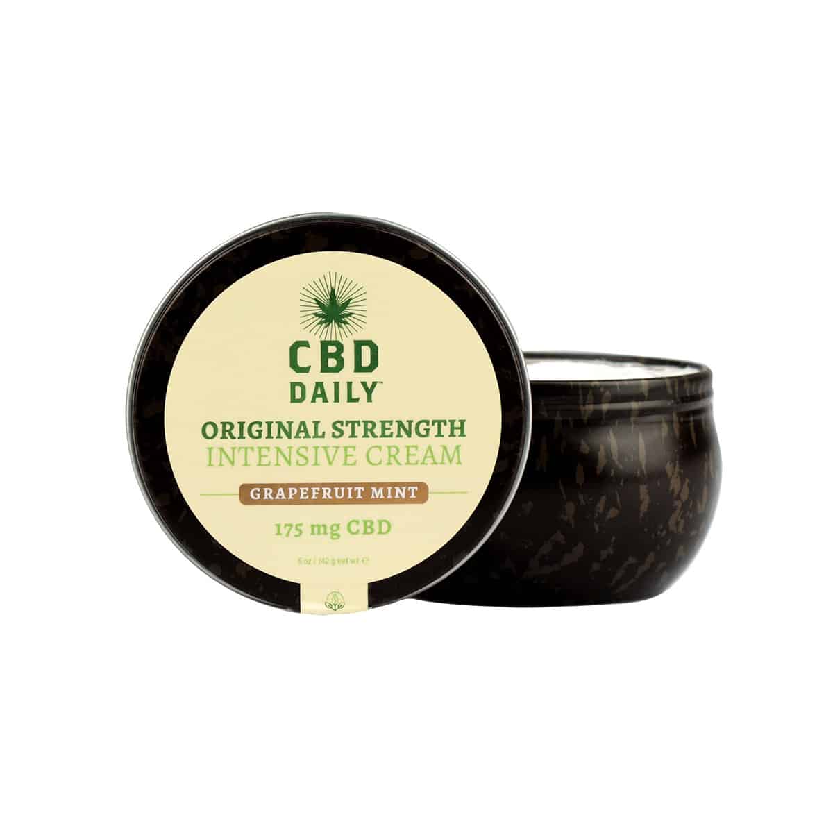 CBD Daily Intensive Cream Original Strength Grapefruit Mint 175 mg image 2