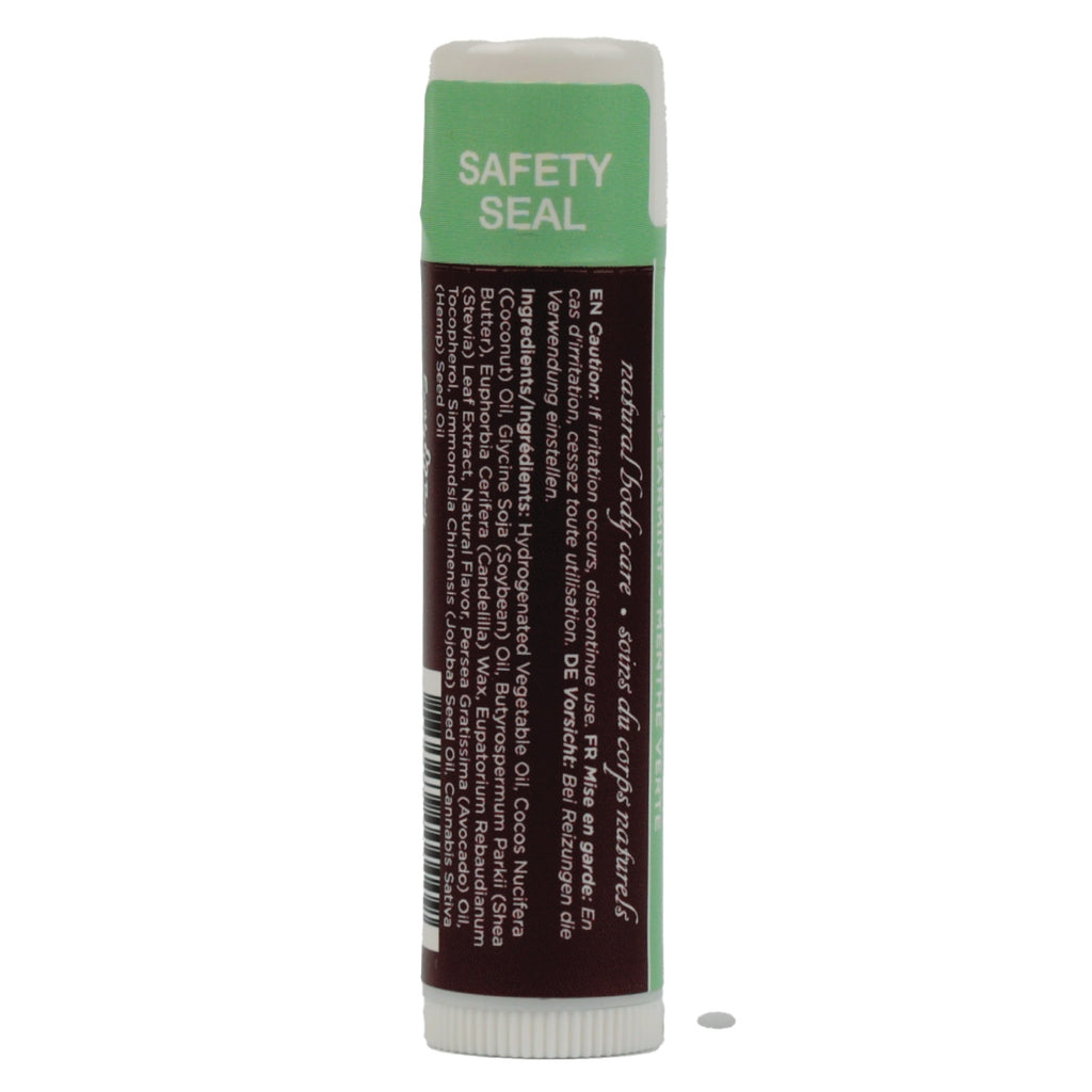 Hemp Seed Lip Balm (Stick, Spearmint Scent) image 1