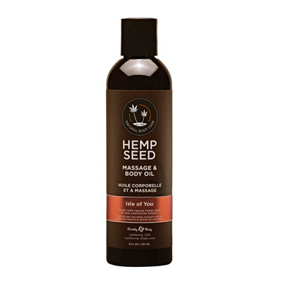Hemp Seed Massage Oil Isle of You Scent image 1