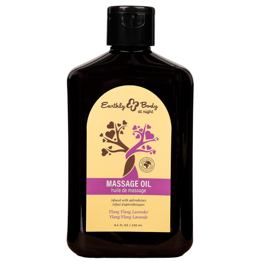 Earthly Body at Night Massage Oil (Ylang Ylang Lavender) - 8.4 oz image