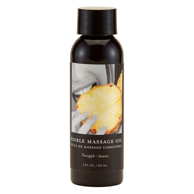 Earthly Body Edible Massage Oil (Pineapple Flavor) - 2 oz image