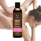Hemp Seed Massage Oil (Zen Berry Rose Scent) image 0