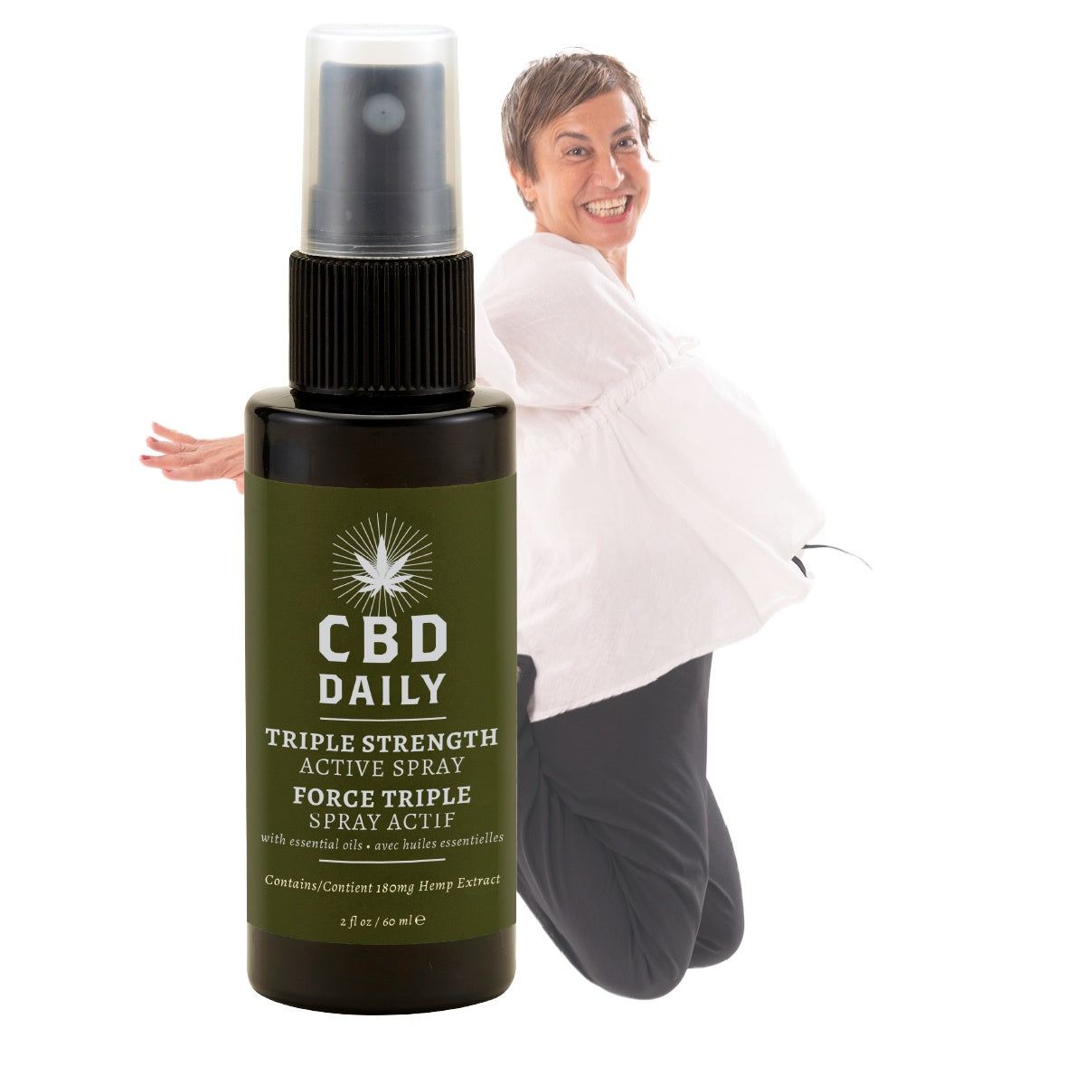 CBD Daily Triple Strength Active Spray Original Mint 180 mg image 0