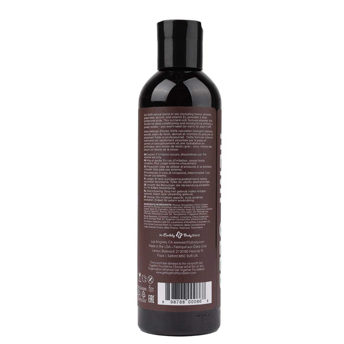 Hemp Seed Massage Oil Lavender Scent image 2